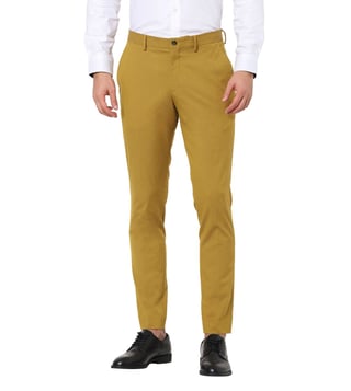 TRUE INDIAN Regular Fit Men Yellow Trousers  Buy TRUE INDIAN Regular Fit  Men Yellow Trousers Online at Best Prices in India  Flipkartcom