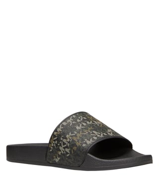 michael kors slides green