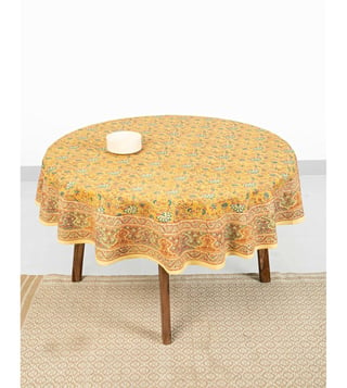 Fabindia round deals dining table