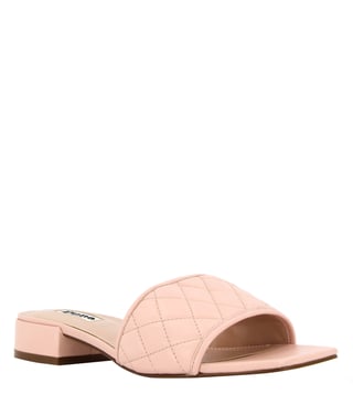 Nude discount quilted sandals