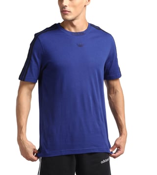 Buy Adidas Originals Purple Regular Fit Printed Sports T-Shirt for Mens  Online @ Tata CLiQ