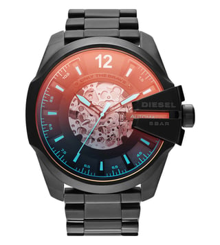 diesel silicone strap watch