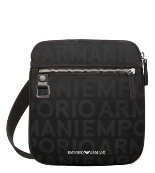 large armani messenger bag