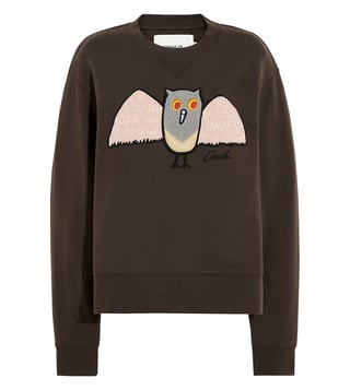 Buy Coach Brown Regular Fit Printed Sweatshirt for Women Online @ Tata CLiQ Luxury Buy Coach Brown Regular Fit Printed Sweatshirt for Women Online @ Tata CLiQ Luxury