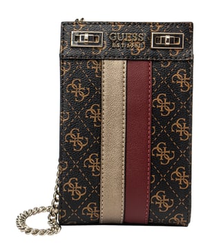 Buy Guess Red Multi Katey Chit Chat Cross Body Phone Case for Women Online  @ Tata CLiQ Luxury