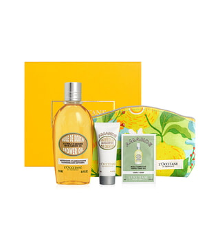 Buy LOccitane Almond Delicious Body Collection Gift Set 850 ml Online   Tata CLiQ Luxury