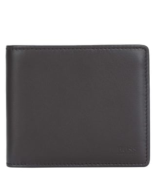 boss black signature collection folding wallet