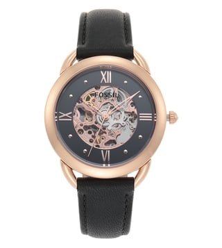 Fossil tailor watch clearance black