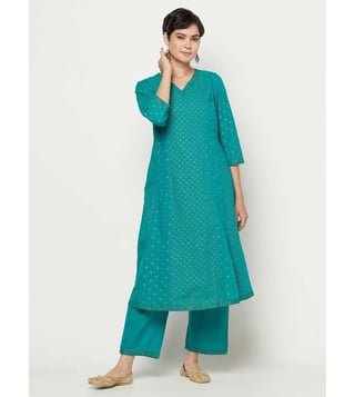 fabindia palazzo suits