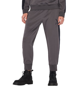 Buy Armani Exchange Grey Regular Fit Joggers for Men Online @ Tata CLiQ  Luxury