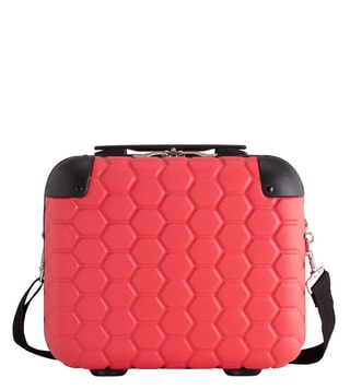 Buy Carpisa Corel Red Beauty Go Tech Small Vanity Bag Online