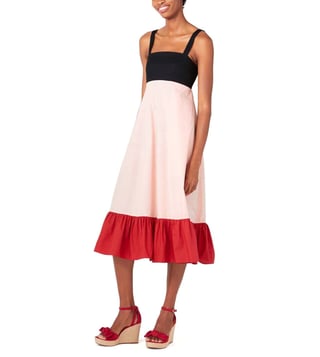 Buy Kate Spade Pink Al Fresco Midi Dress With Adjustable Straps for Women  Online @ Tata CLiQ Luxury