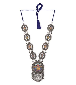 Buy Ahilya Jewels Hand Painted Pendant Necklace for Women Online