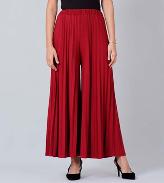 Buy Red Trousers  Pants for Women by REYA Online  Ajiocom