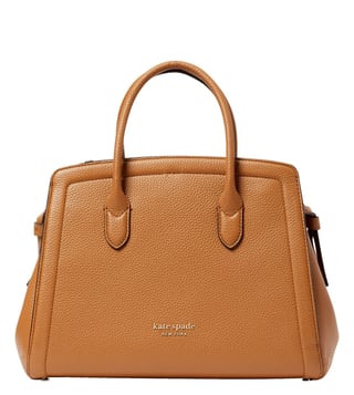 Buy Kate Spade Brown Knott Medium Satchel Online @ Tata CLiQ Luxury