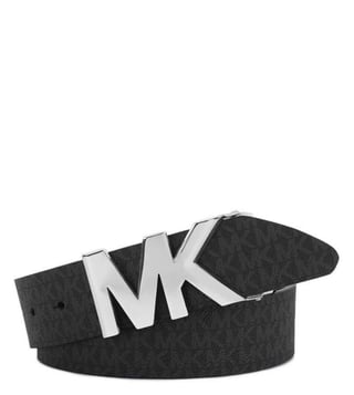 Buy Michael Kors Black & Silver Leather Logo Reversible Belt for Women  Online @ Tata CLiQ Luxury