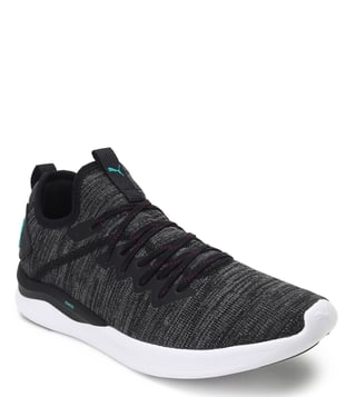 Puma ignite flash on sale evoknit in black