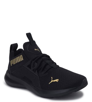 Puma black best sale and gold womens