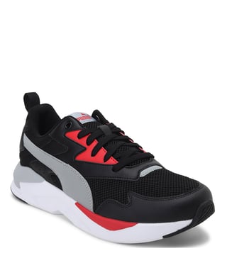 Buy Puma Black Quarry High Risk Red X Ray Lite Unisex Sneakers