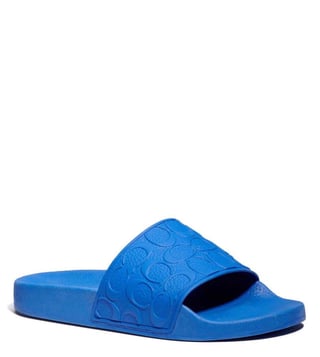 Mens blue 2024 gucci slides