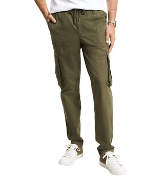 Buy MICHAEL Michael Kors Ivy Regular Fit Cargo Pants for Men Online @ Tata  CLiQ Luxury