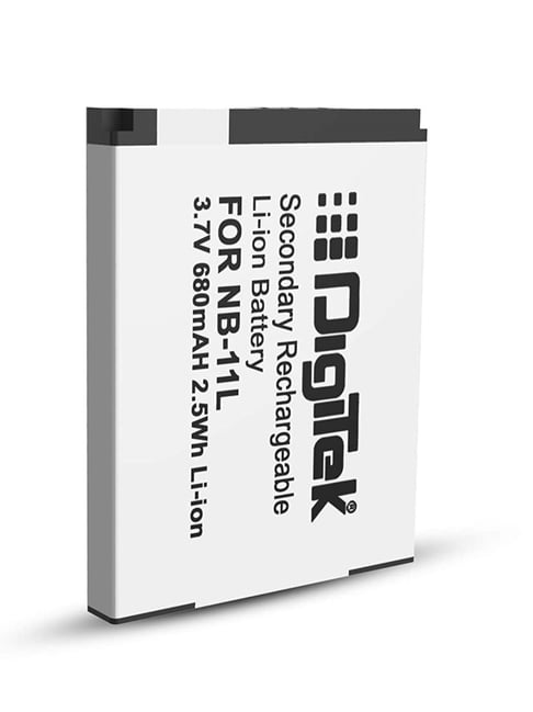 Digitek NB-11L 680mAh Rechargeable Lithium-Ion Battery for Canon Camera (White)