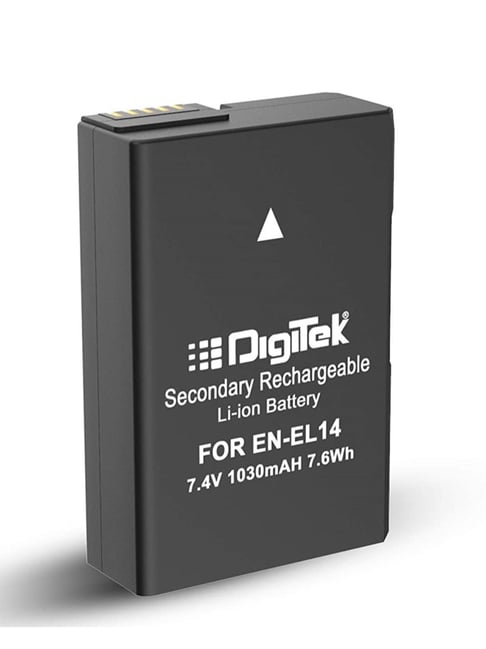 Digitek EN-EL 14 Plus 1030 mAh  Rechargeable Lithium-Ion Battery for Nikon Camera (Black)