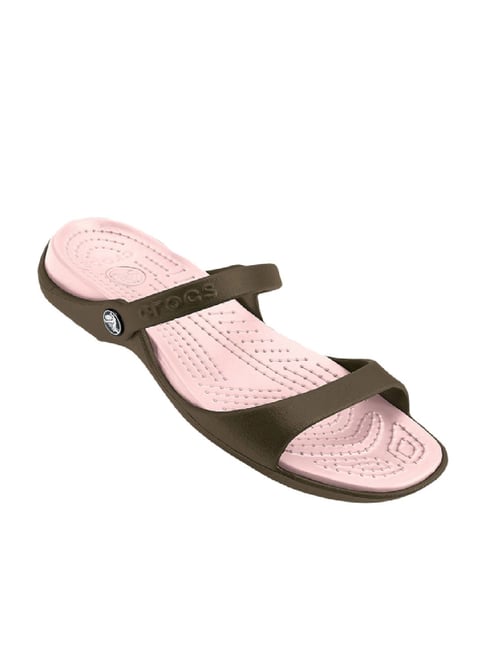 Crocs Classic Crush Sandals, Black at John Lewis & Partners