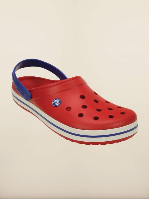 Crocs Unisex Crocband Red Pepper White Clogs