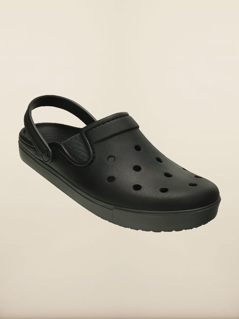 Buy Crocs CitiLane Black Graphite Clogs Online at best price at