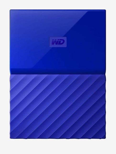 WD My Passport 1 TB Portable Hard Drive (Blue)