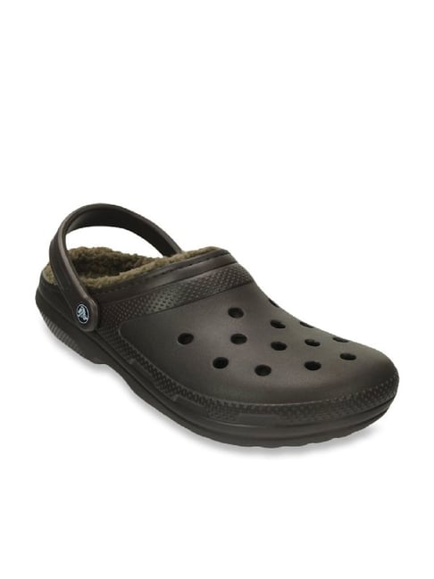 Fleece Lined Fuzzy Crocs Black Top Fleece Lined Crocs Academy Outlet