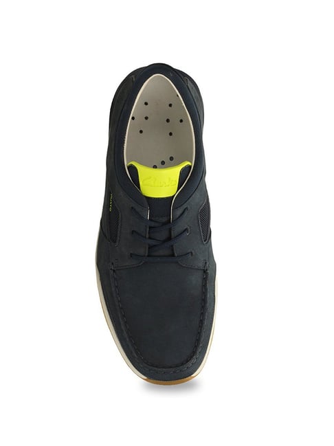 Clarks ormand sail on sale navy casual shoes