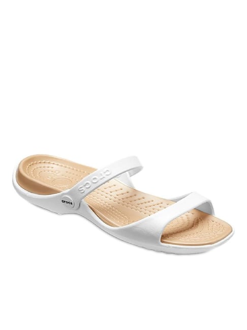 Buy Crocs Cleo White Casual Sandals for Women at Best Price Tata