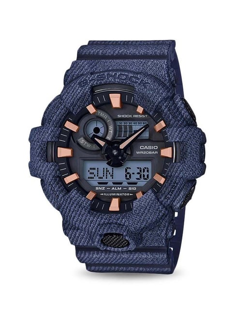 G shock 2024 denim blue