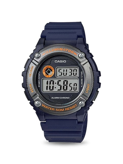 Casio W-216H-2BVDF Youth Digital Watch for Men (44 mm)