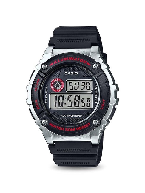 Casio W-216H-1CVDF Youth Digital Watch for Men