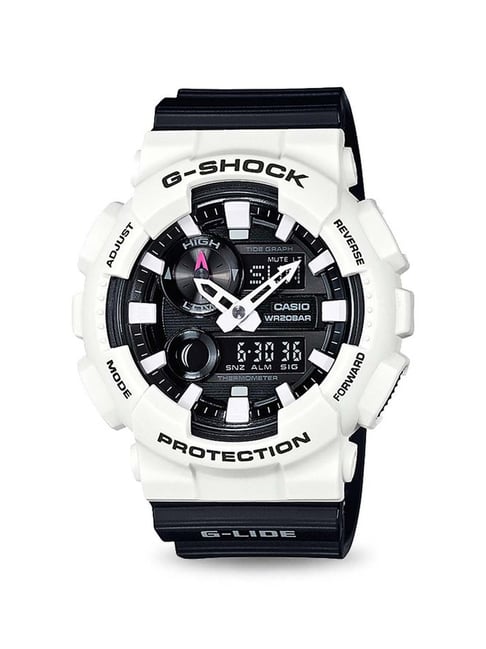 Black and white g best sale shock watch