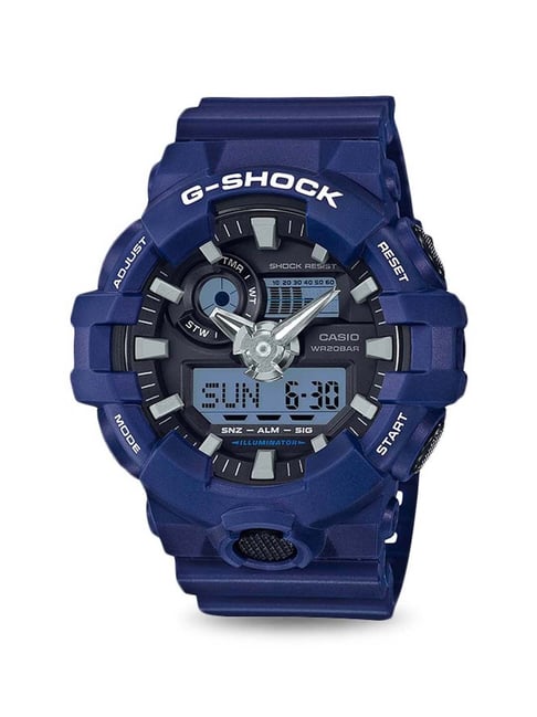 Casio GA-700-2ADR G-Shock Analog-Digital Watch for Men (54 mm)