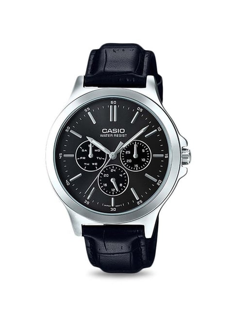 Buy CASIO Mens Enticer Leather Analogue Watch - A553 | Shoppers Stop