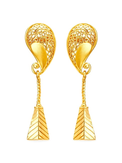 Discover 83 gold earrings below 3000 super hot  3tdesigneduvn