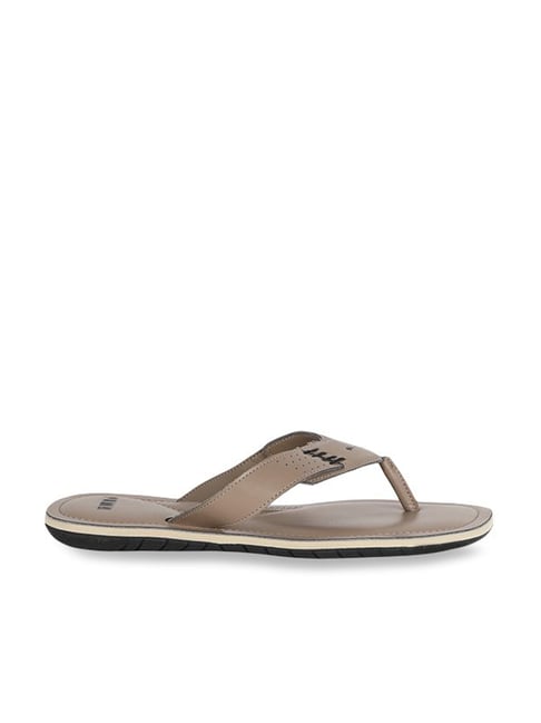 Taupe flip outlet flops