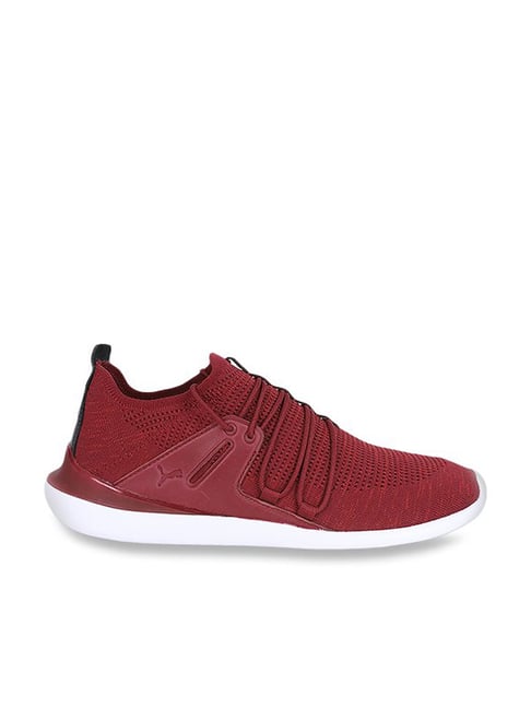 Buy Puma Ferrari SF Evo Cat Sock LS Pomegranate Sneakers for Men