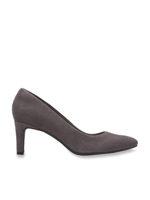 Buy Clarks Calla Rose Dark Grey Stiletto Pumps for Women at Best Price Tata CLiQ