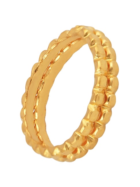 Buy Yellow Gold Rings for Women by Melorra Online | Ajio.com