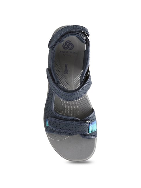 Buy Clarks Brizo Sammie Blue Floater Sandals for Women at Best