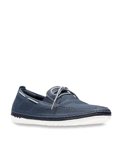 para jugar busto saldar Buy Clarks Step Maro Wave Navy Boat Shoes for Men at Best Price @ Tata CLiQ
