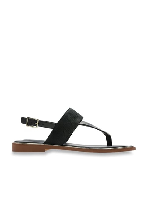 Buy Clarks Ellis Opal Black Back Strap Sandals for Women at Best