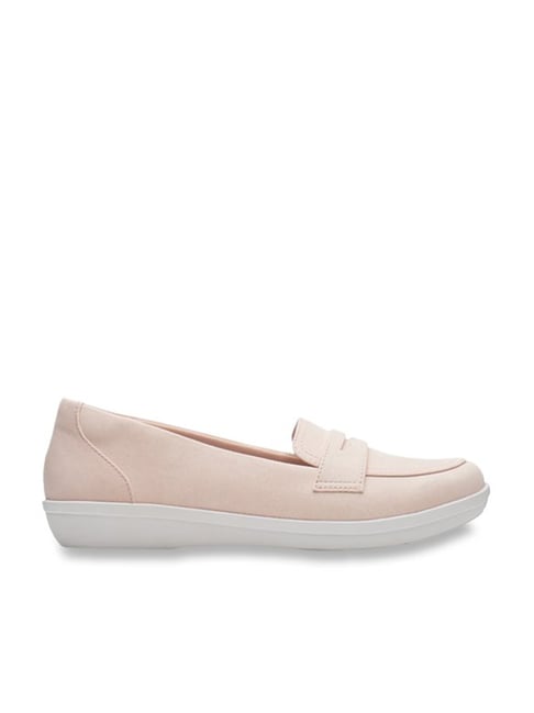 blush pink loafers