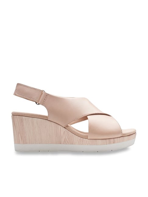 Amazon.com | XAPPEAL Carmen - Women's Open Toe Wedge Heel Ankle Strap  Platform Summer Sandals Blush, Size 6.0 Medium Width | Platforms & Wedges